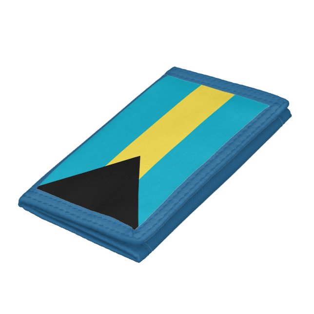 Bahamas flag tri-fold wallet (Bottom)
