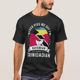 Bahamas Flag Trinidad&Tobago Grown Humor Pride T-Shirt
