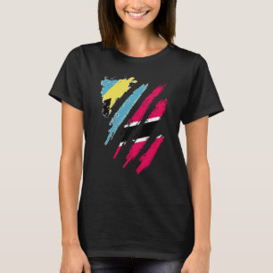 Bahamas Flag Trinidad&Tobago Grown Patriot Country T-Shirt