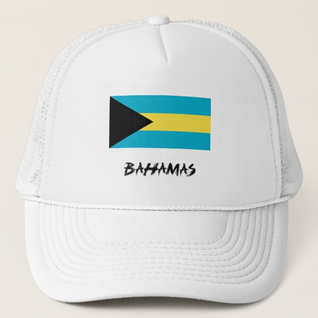Bahamas Flag Trucker Hat (Front)