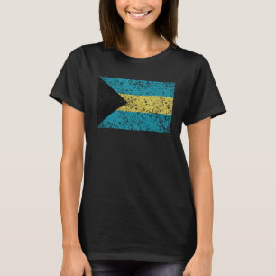 Bahamas Flag Vintage Retro Bahamian Souvenir T-Shirt