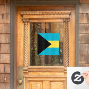 Bahamas flag window cling