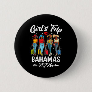 Bahamas girls trip 2026 birthday squad women button