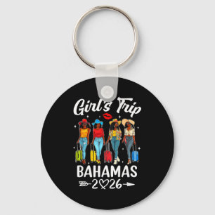 Bahamas girls trip 2026 birthday squad women keychain