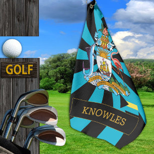 Bahamas Golf & premium Bahamas Flag / Patriots Golf Towel
