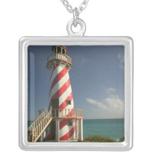 BAHAMAS, Grand Bahama Island, Eastern Side: Town Silver Plated Necklace
