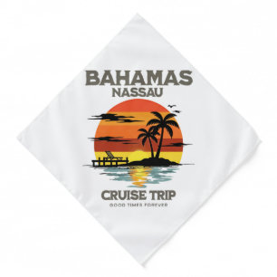 Bahamas Harbor Cruise Sunset Bandana