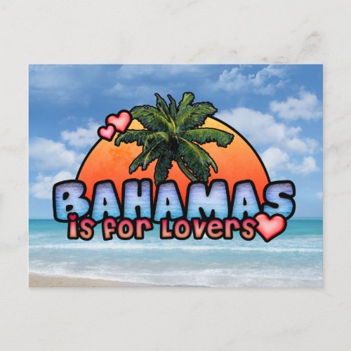 Bahamas is for Lovers Postcard