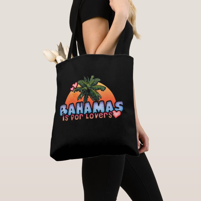 Bahamas is for Lovers Tote Bag (Close Up)