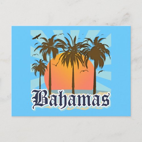 Bahamas Islands Beaches Postcard