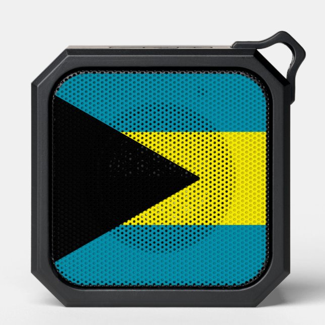Bahamas Islands Flag Bluetooth Speaker (Front)