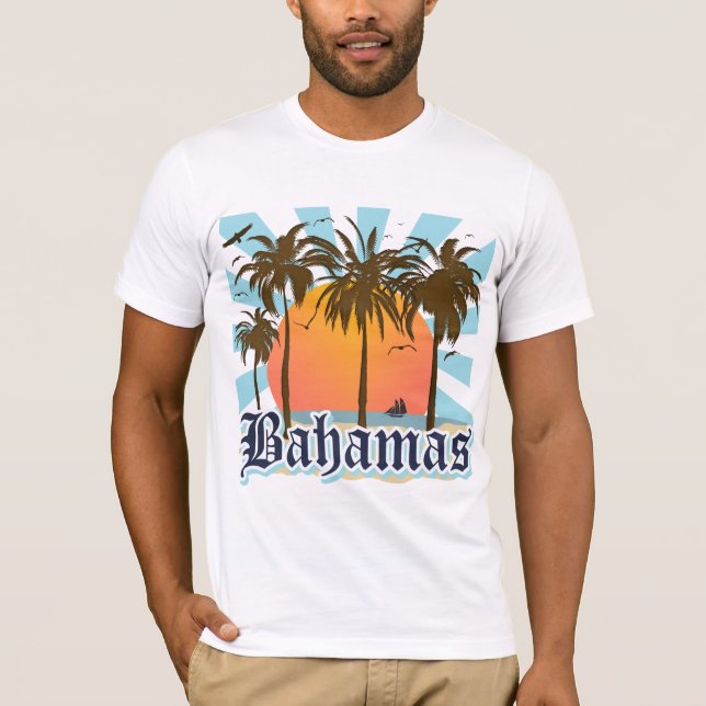 Bahamas Islands Vacation T-Shirt (Front)