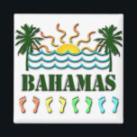 Bahamas Magnet<br><div class="desc">Bahamas Design</div>