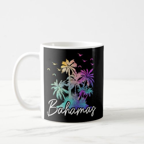 Bahamas Nassau Beach Palm Trees Vacation Coffee Mug
