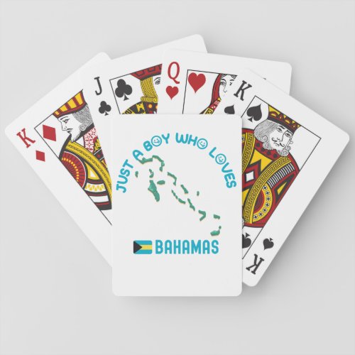 Bahamas North American Country Playing Cards