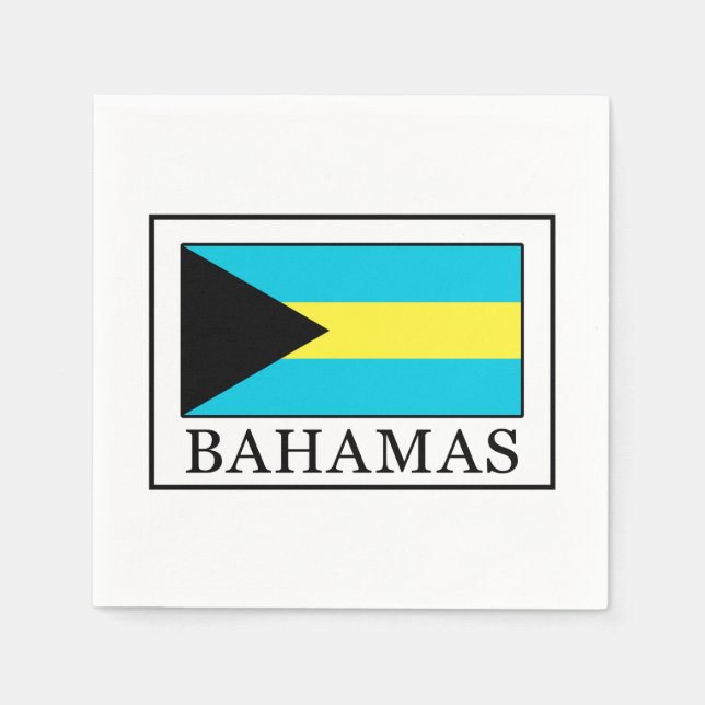 Bahamas Paper Napkins (Front)
