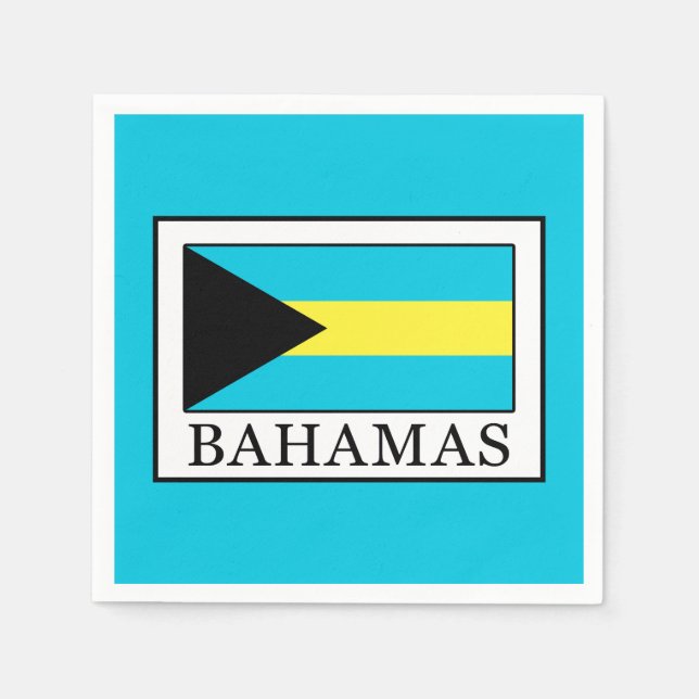 Bahamas Paper Napkins (Front)