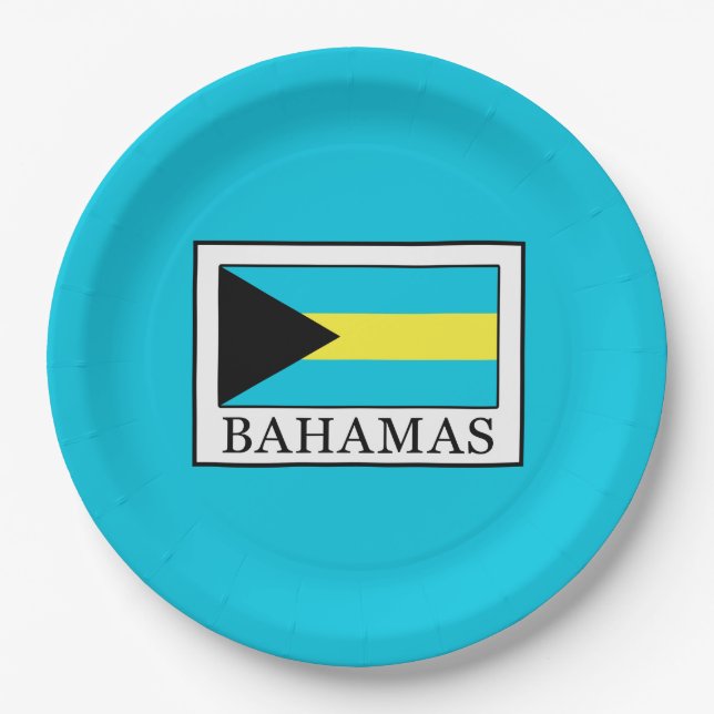 Bahamas Paper Plates (Front)