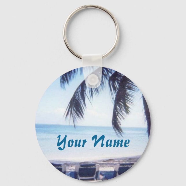 Bahamas Personalized Key Chain (Front)