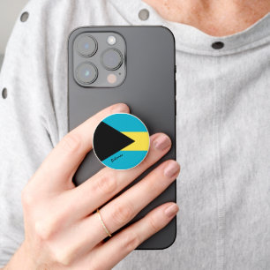 Bahamas phone grip, patriotic Bahamas Flag PopSocket
