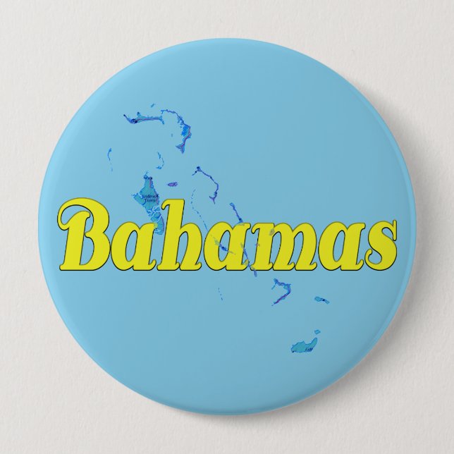 Bahamas Pinback Button (Front)