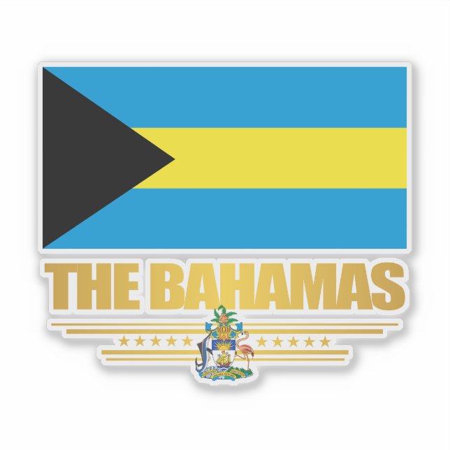 Bahamas Pride Sticker (Front)