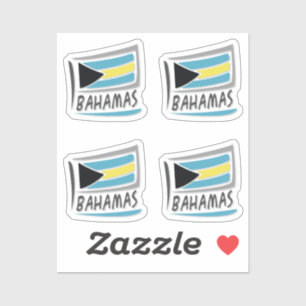 Bahamas Pride X Flag Sticker