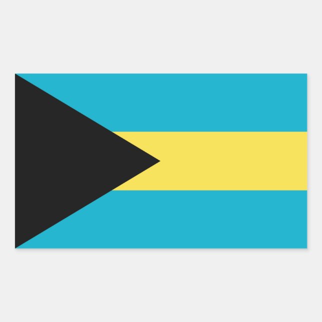 BAHAMAS RECTANGULAR STICKER (Front)