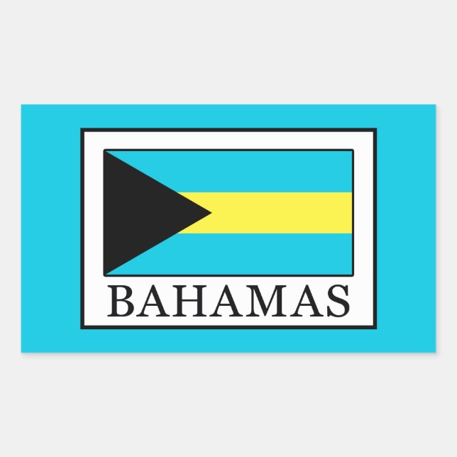 Bahamas Rectangular Sticker (Front)