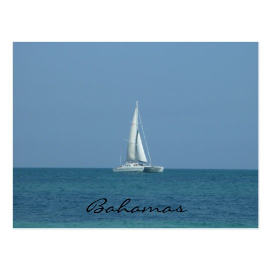bahamas sail postcard