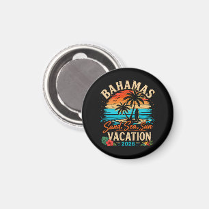 Bahamas Sand Sea Sun Vacation 2026 Magnet