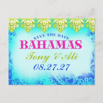 Bahamas Save The Date 2 by 2TICKETS2PARADISE at Zazzle