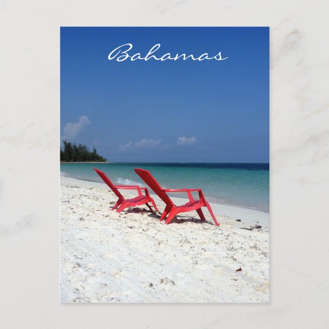 bahamas seats postcard (Front)
