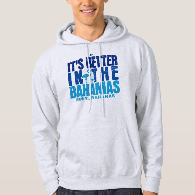 Bahamas Souvenir Gift : Bimini Bahamas Cruise Hoodie (Front)
