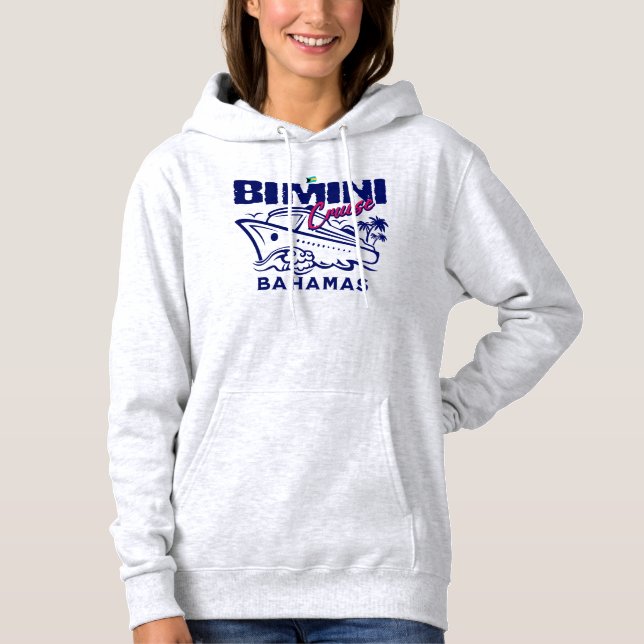 Bahamas Souvenir Gift : Bimini Bahamas Cruise Hoodie (Front)