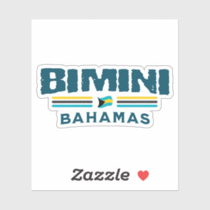 Bahamas Souvenir Gift: Bimini Bahamas Independence Sticker