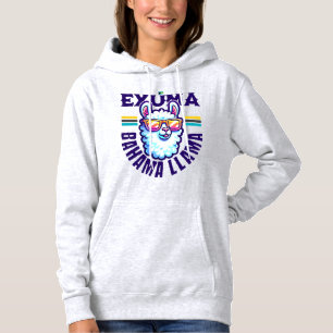 Bahamas Souvenir Gift : Exuma Bahamas Bahama Llama Hoodie