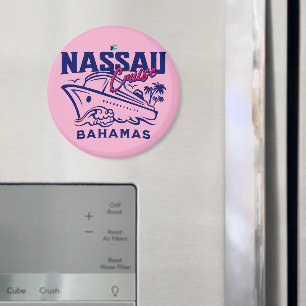 Bahamas Souvenir Gift : Nassau Bahamas Cruise Magnet
