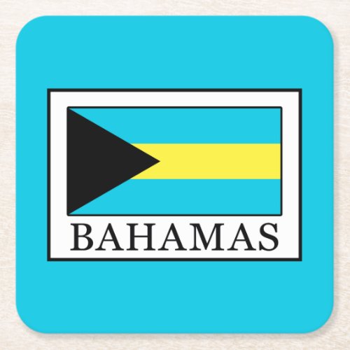 Bahamas Square Paper Coaster