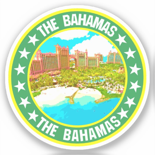 Bahamas                                 sticker (Front)