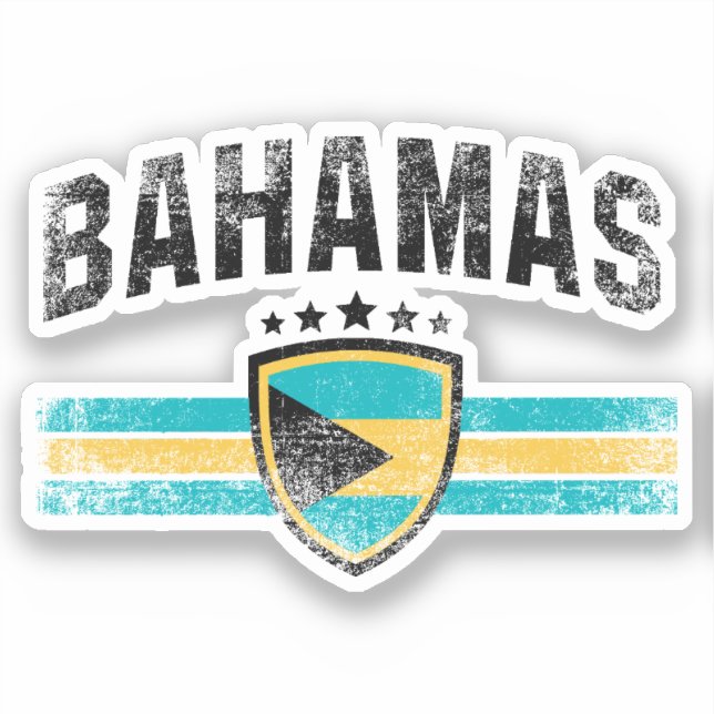 Bahamas                                            sticker (Front)