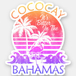 Bahamas Sticker CocoCay Vacation Beach Cruise