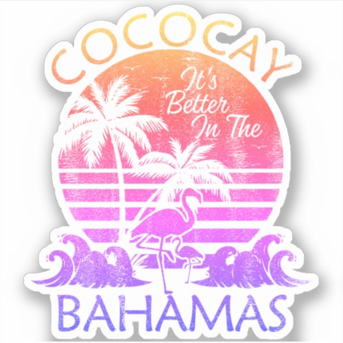 Bahamas Sticker CocoCay Vacation Beach Cruise