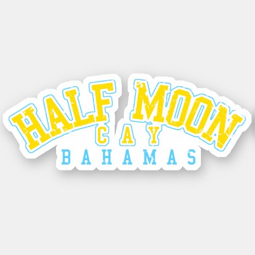 Bahamas Sticker Half Moon Cay Vacation Cruise