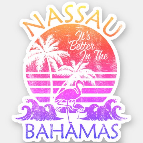 Bahamas Sticker Nassau Vacation Beach Cruise