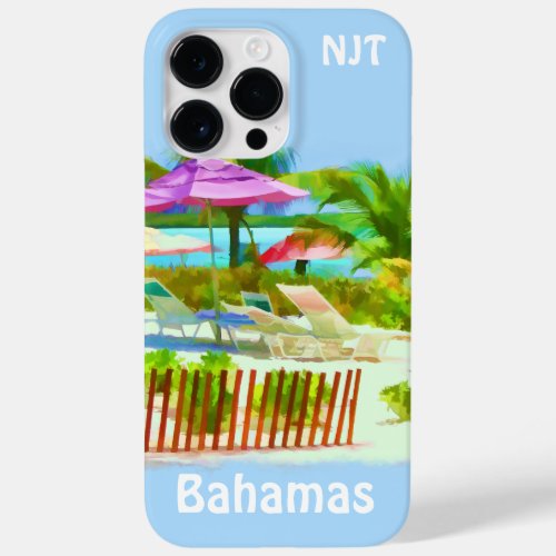 Bahamas Summer Vacation Beach Scene _ Painterly Case_Mate iPhone 14 Pro Max Case
