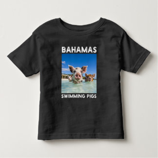 Bahamas Swimming Pigs Exuma Toddler T-shirt