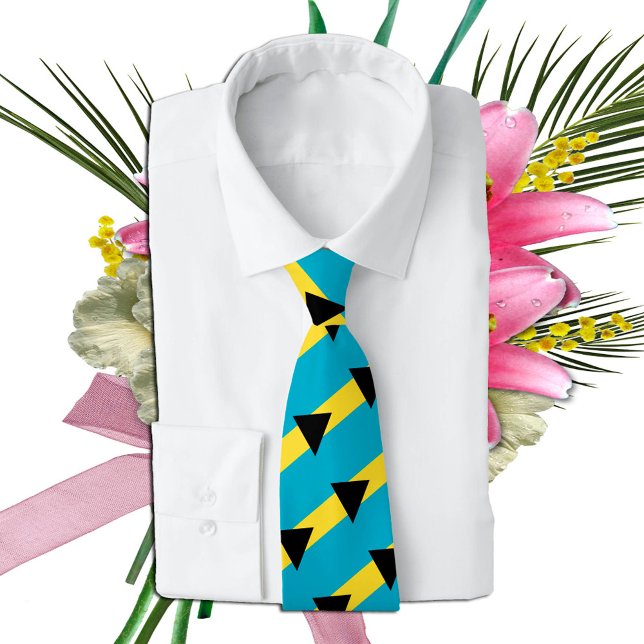 Bahamas Ties, fashion Bahamas Flag, business Neck Tie (Creator Uploaded)