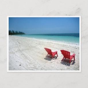 bahamas two seats postcard