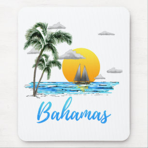 Bahamas Vacation Sailing Mouse Pad